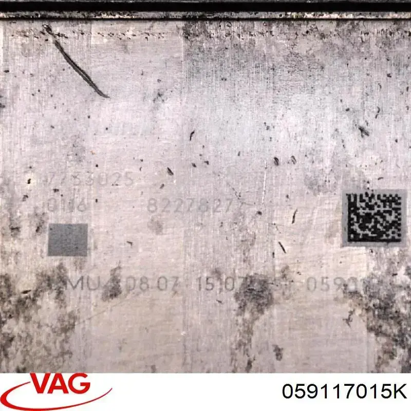 059117015K VAG Radiador de aceite debajo del filtro