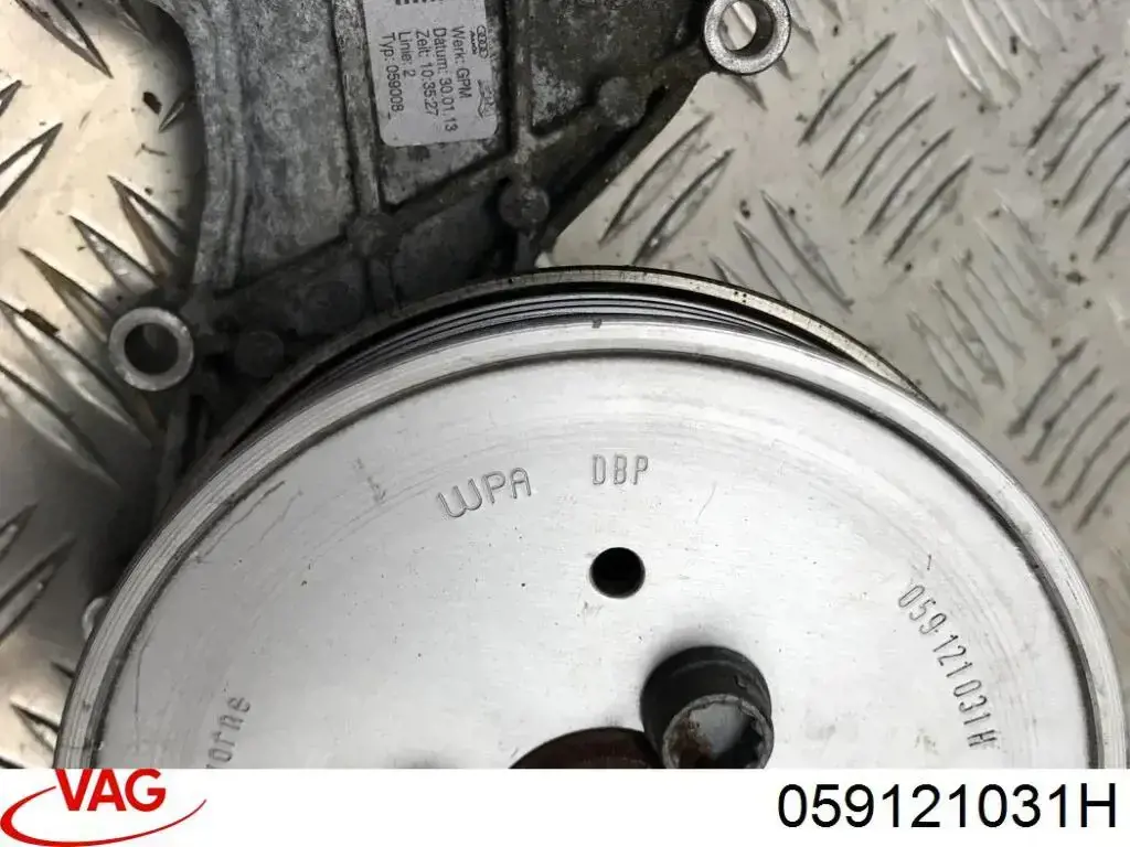 Polea de la bomba de agua VAG 059121031H precio, desde 49,37 EUR