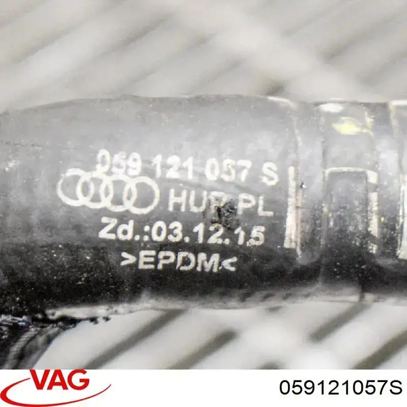 Manguera radiador 059121057S VAG