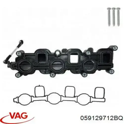 059129712BQ VAG Colector de admisión derecho