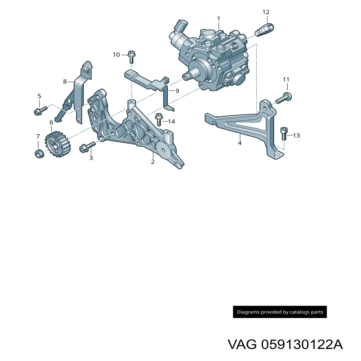 Válvula de retención de combustible para Volkswagen Crafter (2E)
