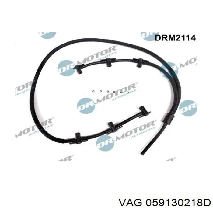 059130218D VAG Tubo flexible, combustible de fuga 