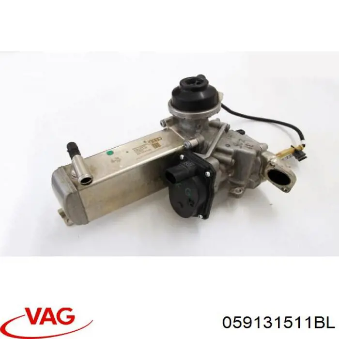 Enfriador de recirculación de gases de escape EGR VAG 059131511DE