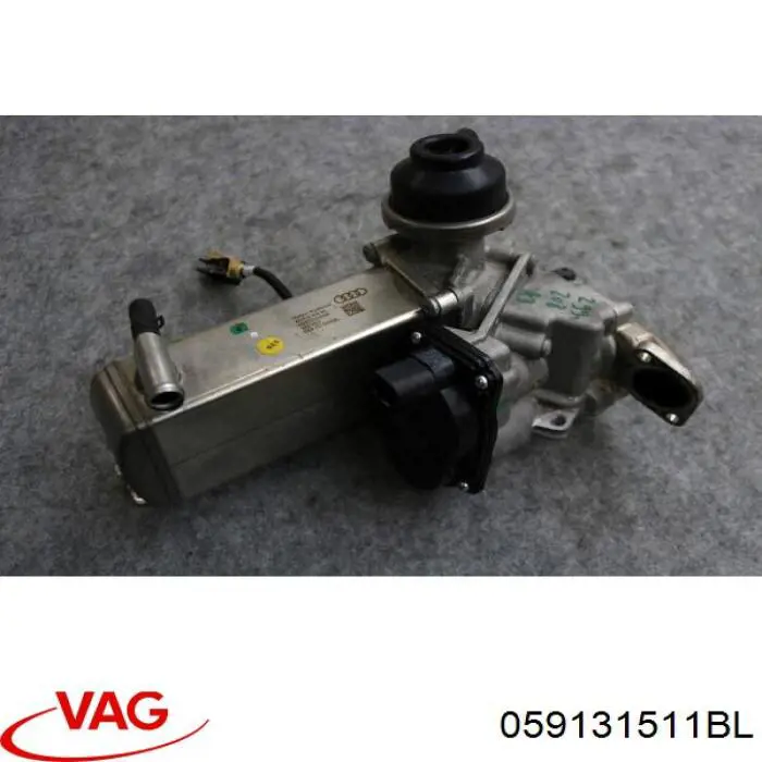 Enfriador de recirculación de gases de escape EGR 059131511DE VAG