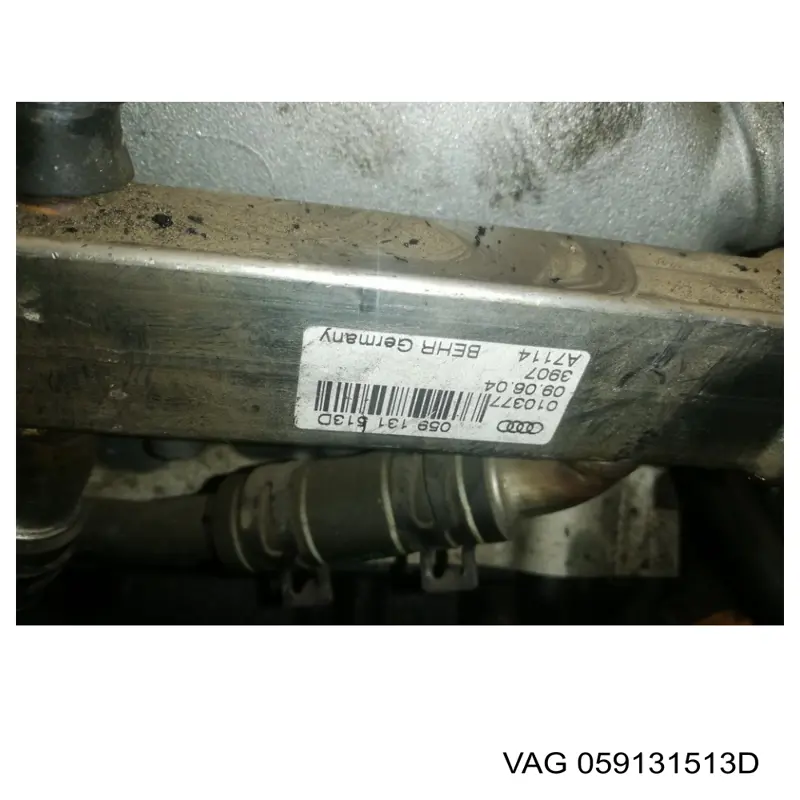 Enfriador de recirculación de gases de escape EGR VAG 059131513D precio, desde 95,83 EUR