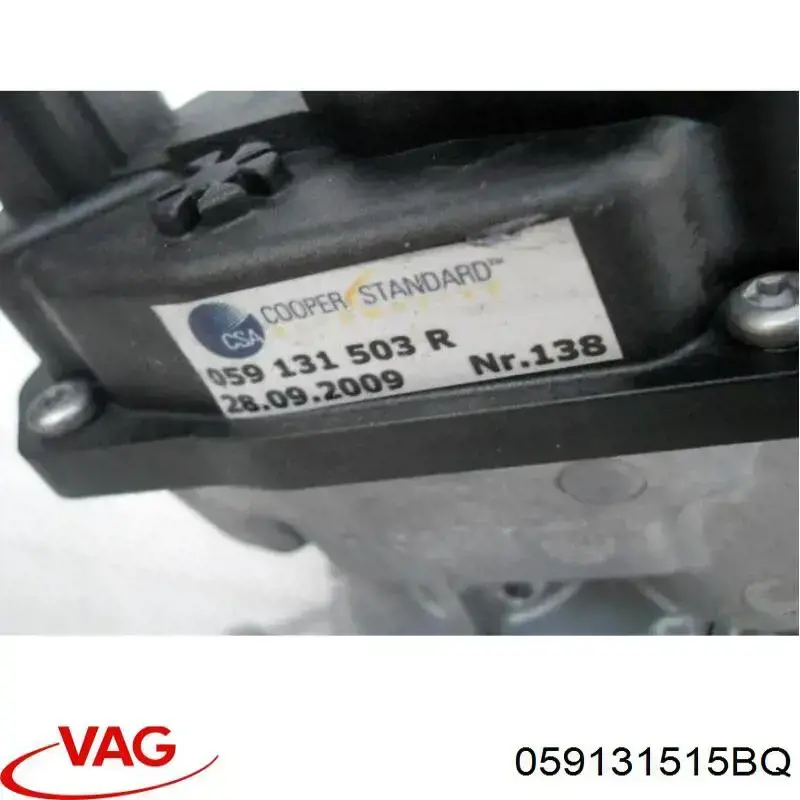 059131515BQ VAG enfriador egr de recirculación de gases de escape