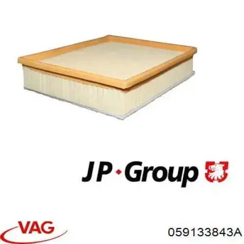 El filtro de aire VAG 059133843A precio, desde 9,32 EUR