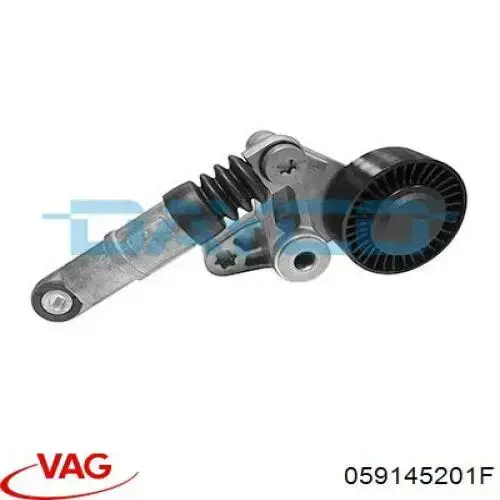 Tensor de la correa trapecial poli v VAG 059145201F