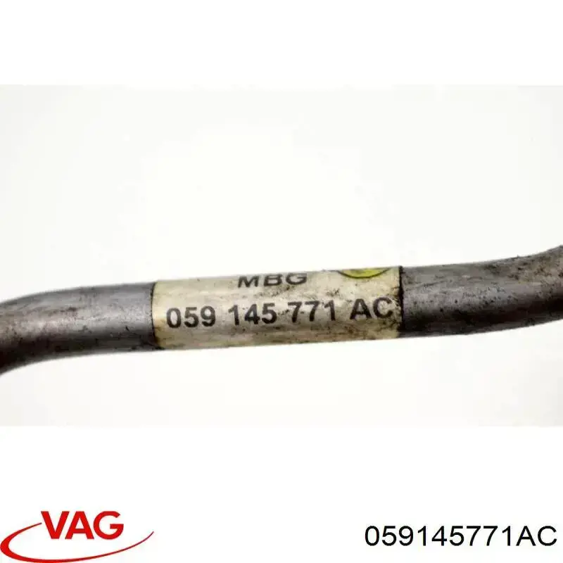 059145771AC VAG manguera (tubería para refrigeración del intercambiador de calor de aceite, suministro)