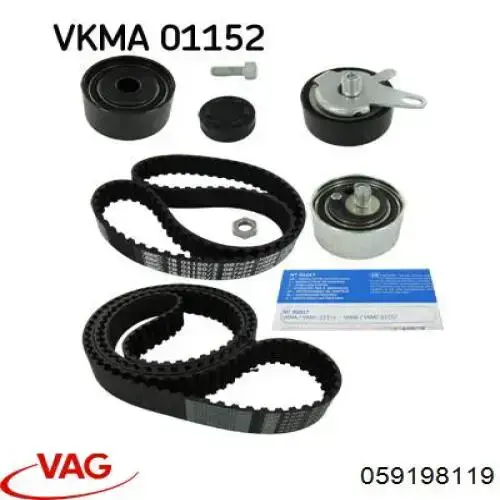 Juego de correas dentadas VAG 059198119 precio, desde 174,05 EUR