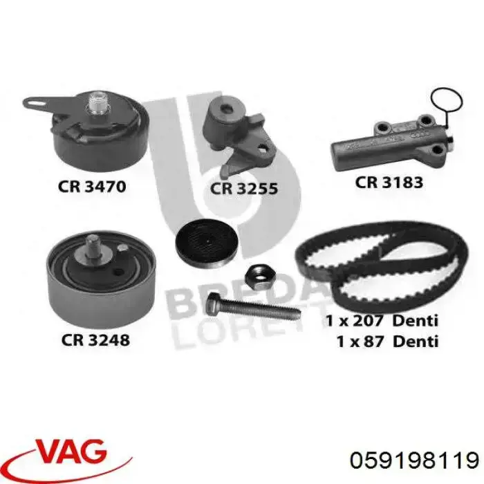 Kit de distribución 059198119 VAG