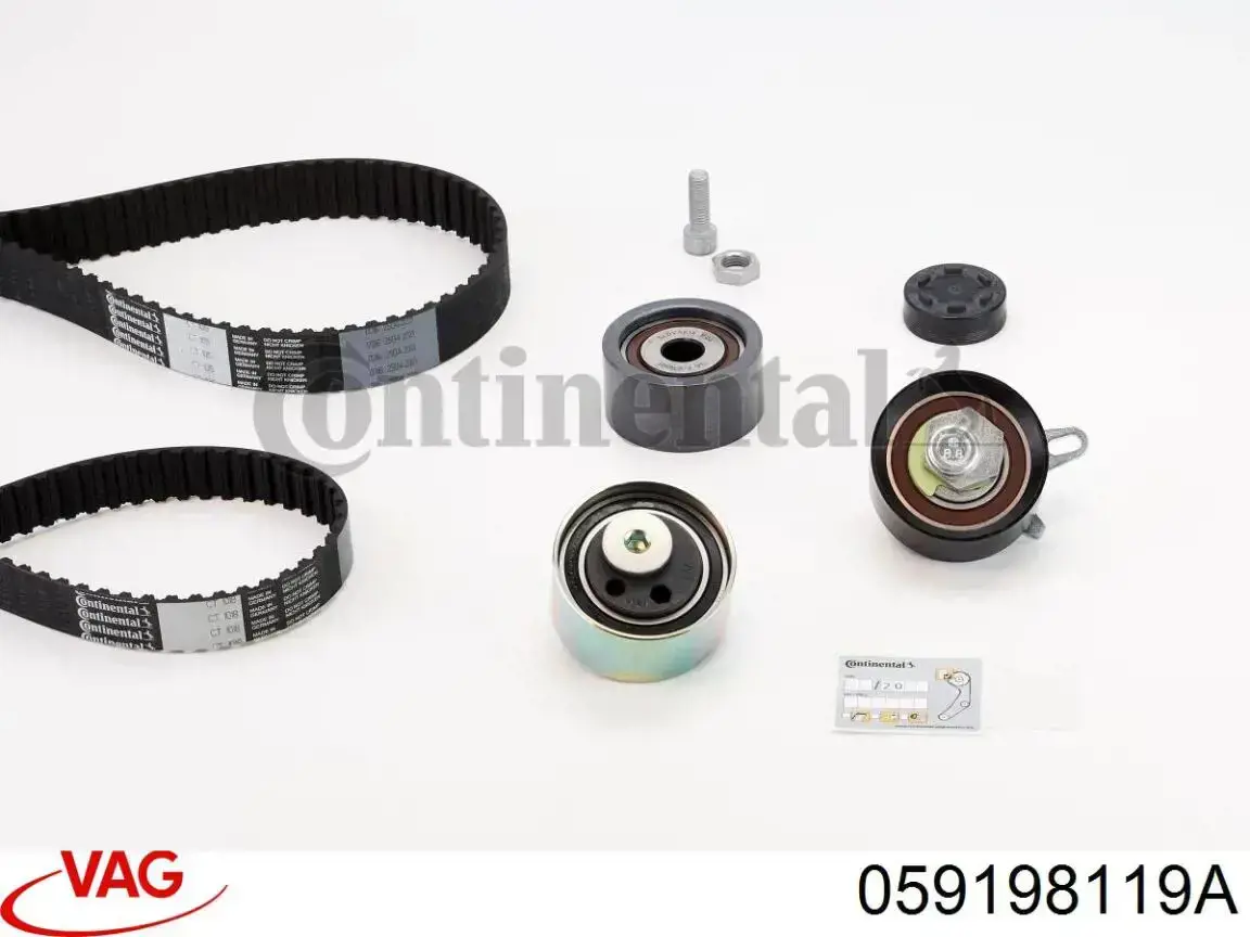 Juego de correas dentadas VAG 059198119A precio, desde 174,05 EUR
