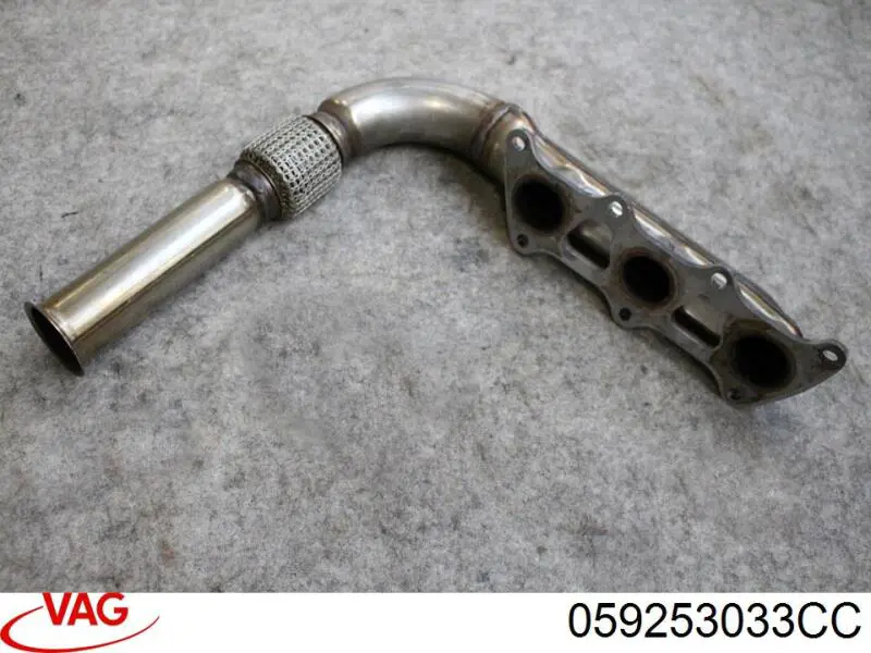 Colector de escape izquierdo 059253033CC VAG