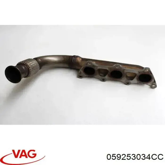 Colector de escape derecho VAG 059253034CC precio, desde 75,50 EUR