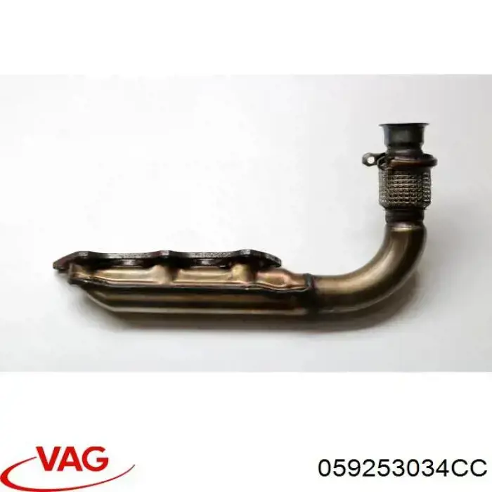Colector de escape derecho 059253034CC VAG