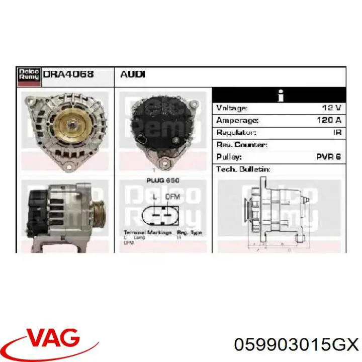 Alternador Audi A6 4F2