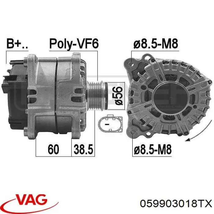 Comprar 059903018TX VAG Dynamo