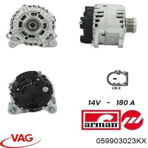 059903023KX VAG alternador