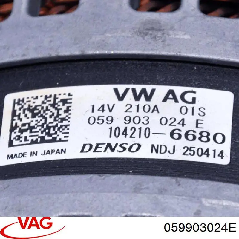 Alternador del motor VAG 059903024E precio, desde 44,82 EUR