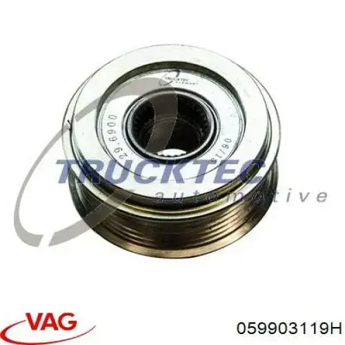 Polea de alternador VAG 059903119H