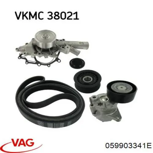 Rodillo guia VAG 059903341E