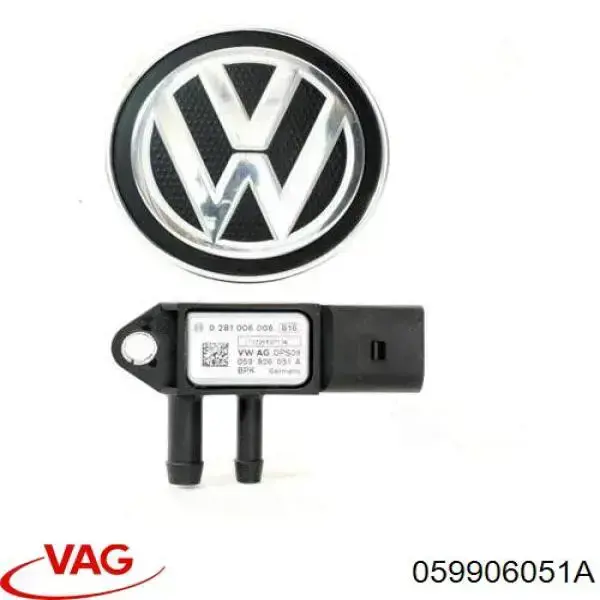 Sensor de presion gases de escape 059906051A VAG