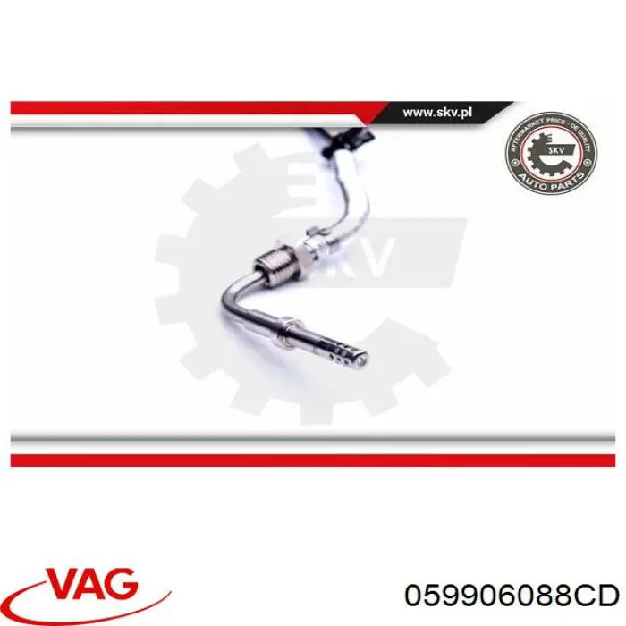 Sensor de temperatura de gases de escape antes de la turbina VAG 059906088CD precio, desde 55,90 EUR