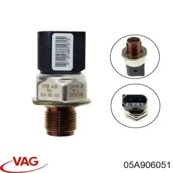 05A906051 VAG sensor de presión de combustible
