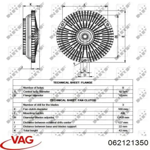 062121350 VAG Embrague viscoso