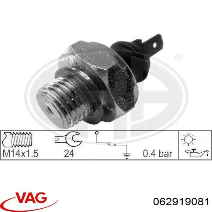 Sensor de presión de aceite 3901430 Fiat/Alfa/Lancia