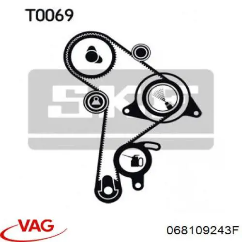 Tensor correa distribución 068109243F VAG