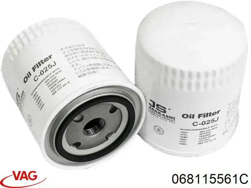 Comprar 068115561C VAG Filtros de aceite