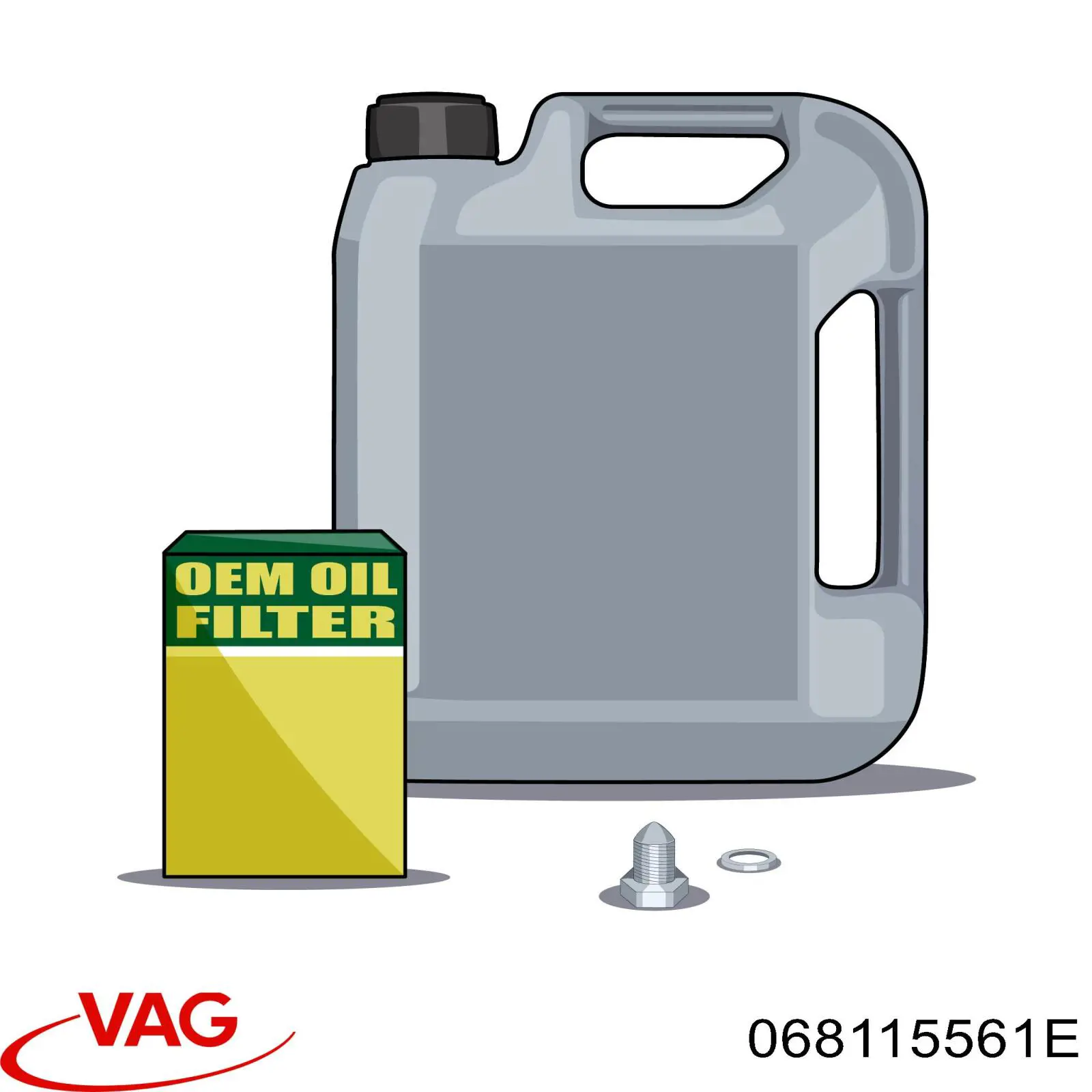Filtro de aceite 068115561E VAG