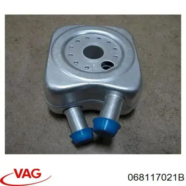 Radiador de aceite debajo del filtro VAG 068117021B