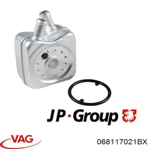 068117021BX VAG Radiador de aceite debajo del filtro