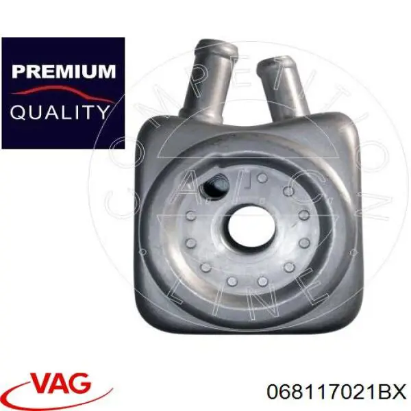 Radiador de aceite debajo del filtro 068117021BX VAG