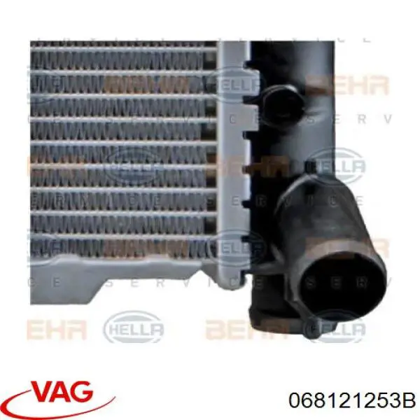 068121253B VAG radiador refrigeración del motor