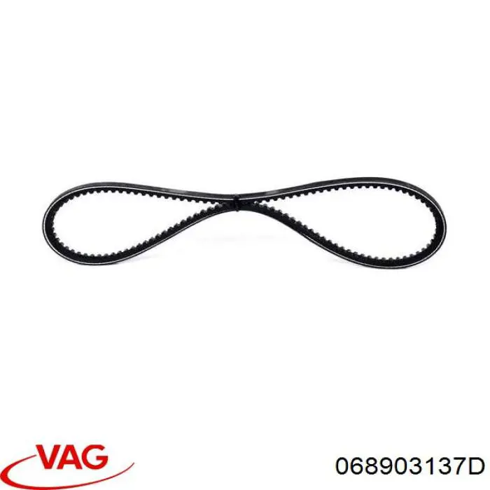 Correa de alternador 068903137D VAG