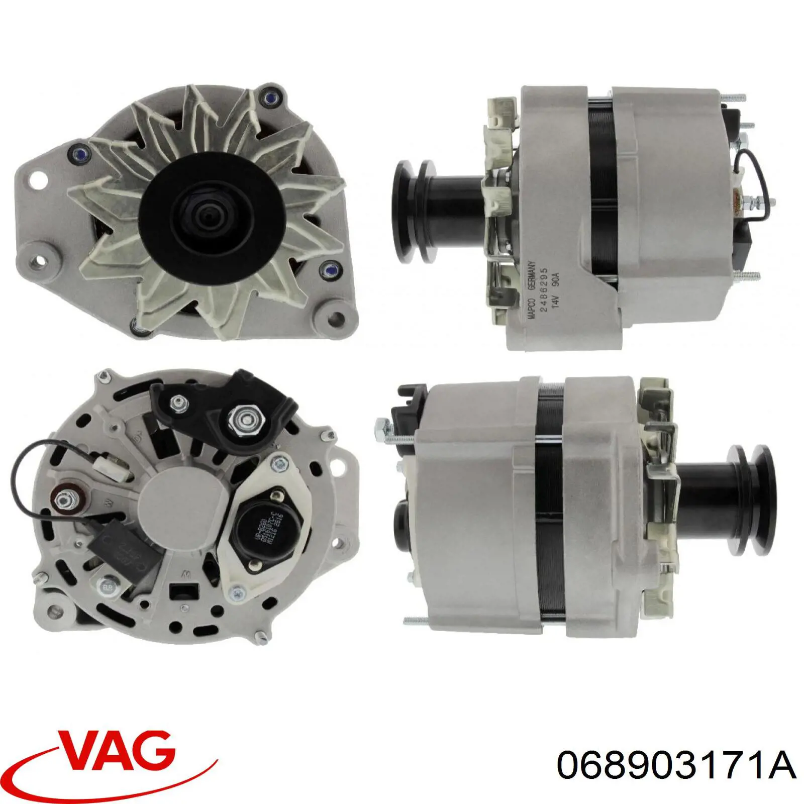 Ventilador del alternador VAG 068903171A precio, desde 18,08 EUR