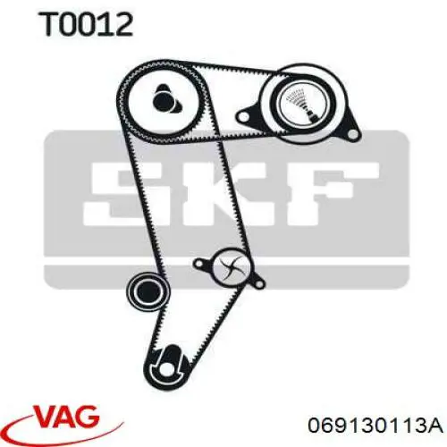 Correa de la bomba de inyección VAG 069130113A precio, desde 11,96 EUR