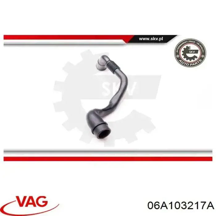 06A103217A VAG tubo de ventilacion del carter (separador de aceite)