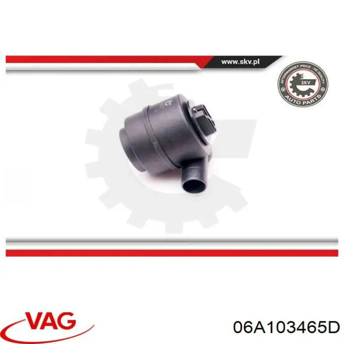 Válvula, ventilación cárter VAG 06A103465D precio, desde 14,29 EUR