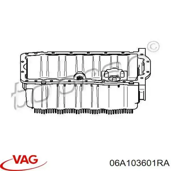 06A103601RA VAG Cárter de aceite del motor