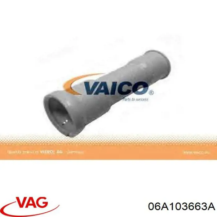 Guía de la varilla de nivel de aceite del motor 06A103663A VAG