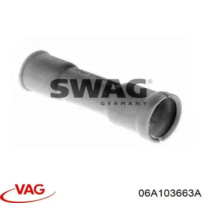 Guía de la varilla de nivel de aceite del motor VAG 06A103663A