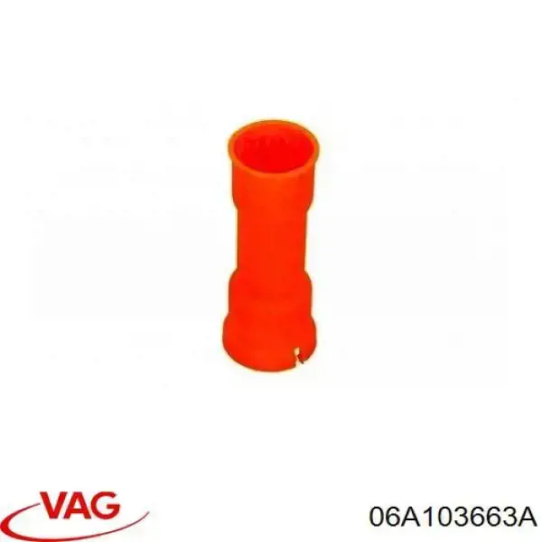 06A103663A VAG Guía de la varilla de nivel de aceite del motor