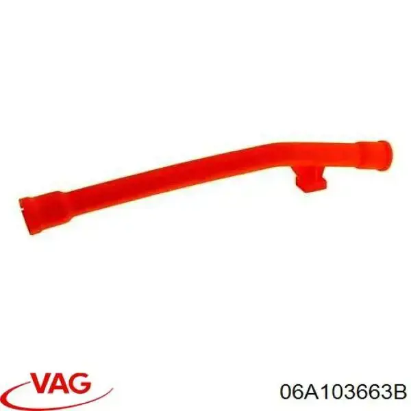Guía de la varilla de nivel de aceite del motor 06A103663B VAG