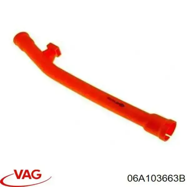 06A103663B VAG Guía de la varilla de nivel de aceite del motor