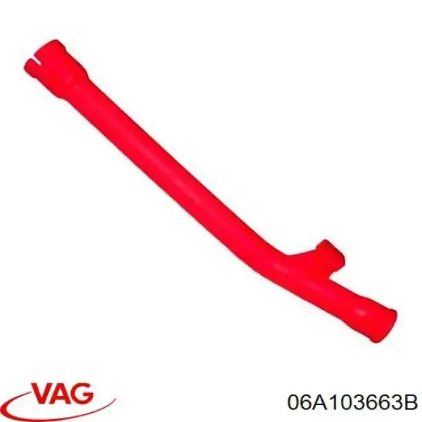 Comprar 06A103663B VAG Guía de la varilla de nivel de aceite del motor