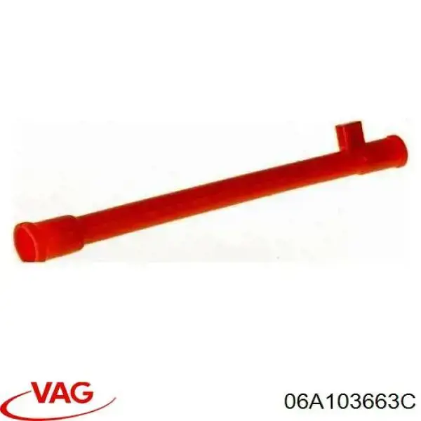 Guía de la varilla de nivel de aceite del motor 06A103663C VAG